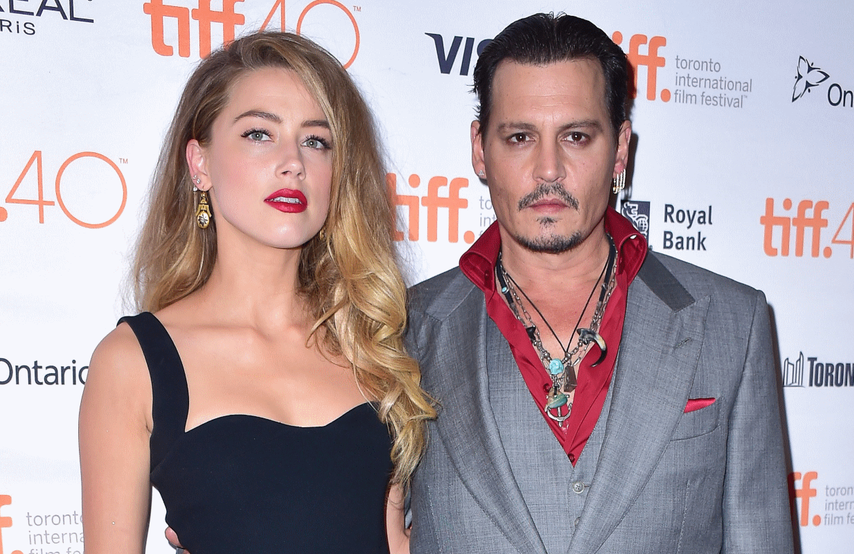 Amber Heard and Johnny Depp photographed together in September 2015. (Photo: Gregorio Binuya/Everett Collection)