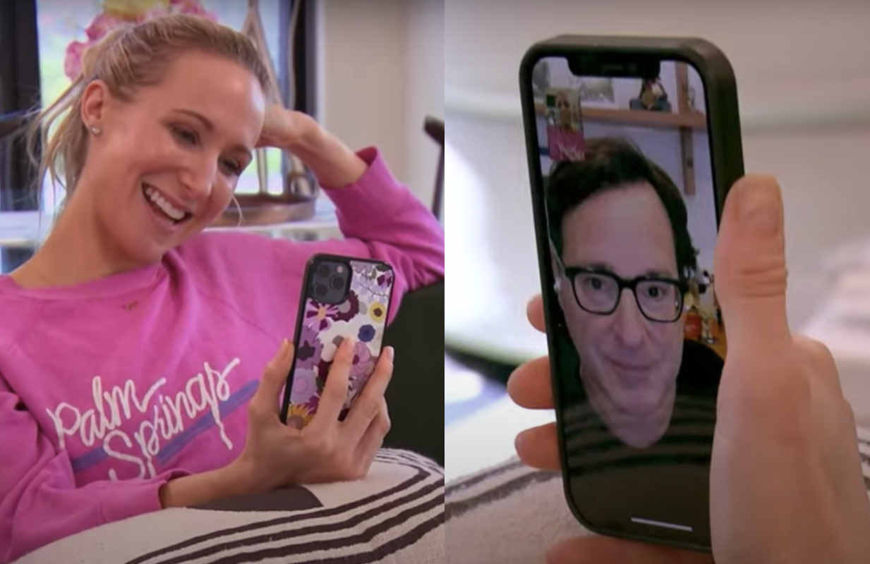Nikki Glaser and Bob Saget on Welcome Home Nikki Glaser (Photo: E!/YouTube)