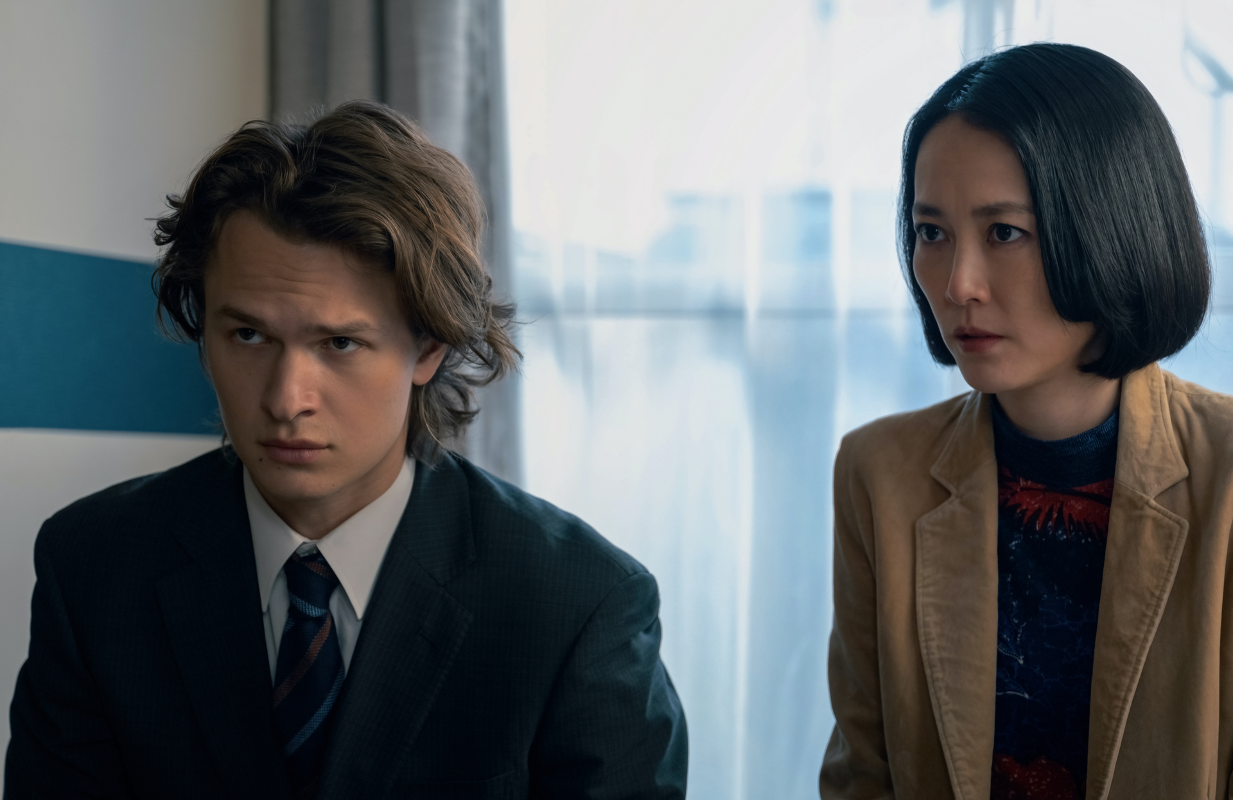 Ansel Elgort and Rinko Kikuchi in Tokyo Vice (Photo: James Lisle/HBO Max)