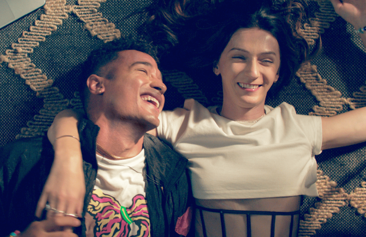 Devin Way and Jesse James Keitel in the new Queer as Folk (Photo: Peacock)