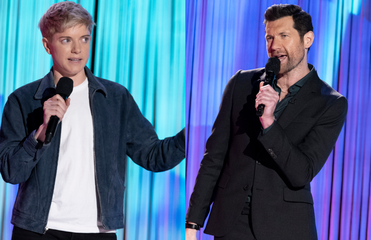 Mae Martin and Billy Eichner in Stand Out: An LGBTQ Celebration (Photos: Netflix)