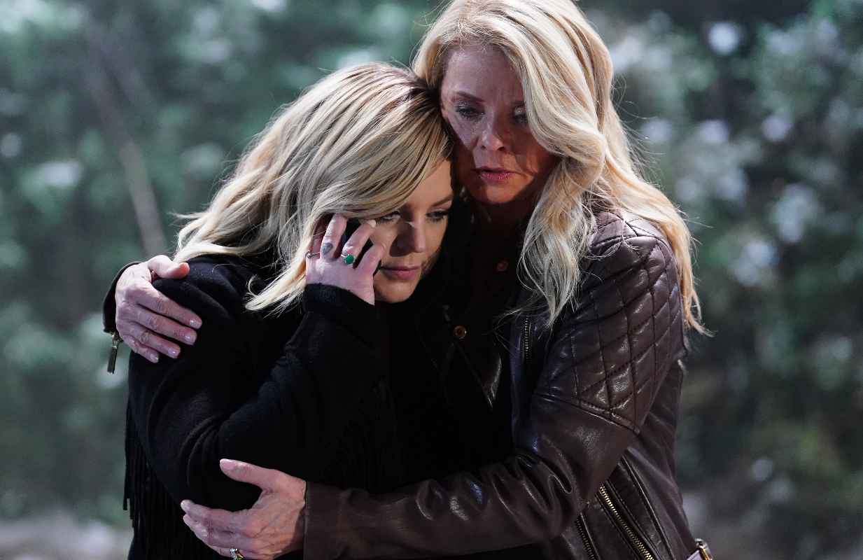 Kirsten Storms and Kristina Wagner on General Hospital (Photo: ABC/Troy Harvey)