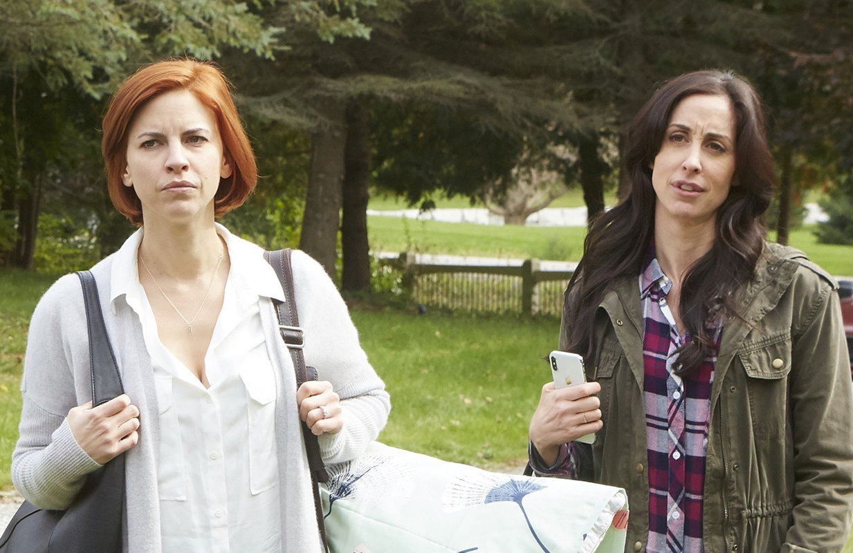 Dani Kind and Catherine Reitman in Workin Moms (Photo: Everett Collection)