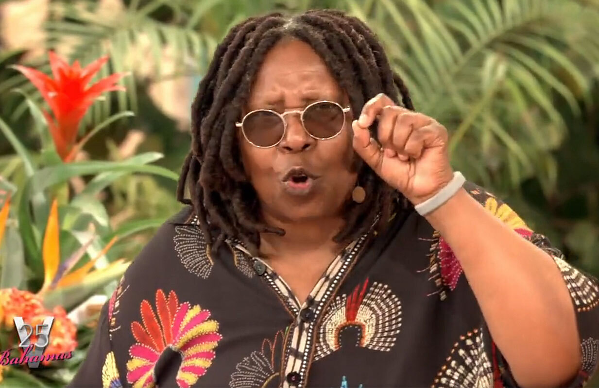 Whoopi Goldberg Monday morning on The View. (Screenshot: ABC)