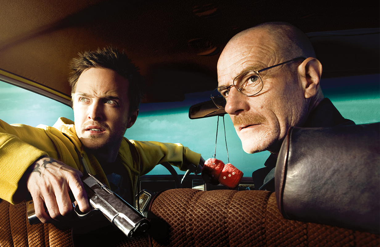 Aaron Paul and Bryan Cranston in Breaking Bad (Photo: Everett Collection)