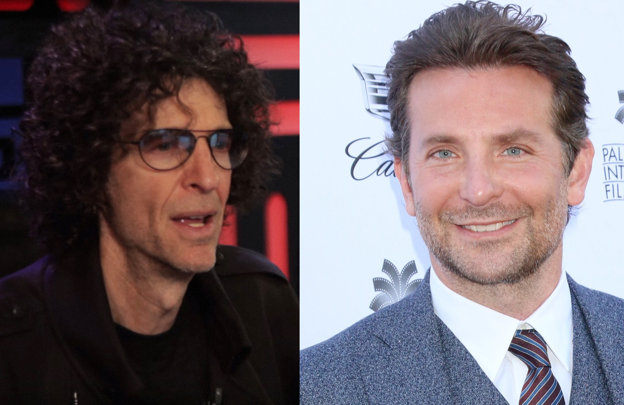 Howard Stern and Bradley Cooper (Photos: RumuR Inc./Everett Collection and Priscilla Grant/Everett Collection)