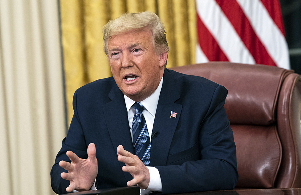 Donald Trump in the Oval Office (Photo: Everett Collection)