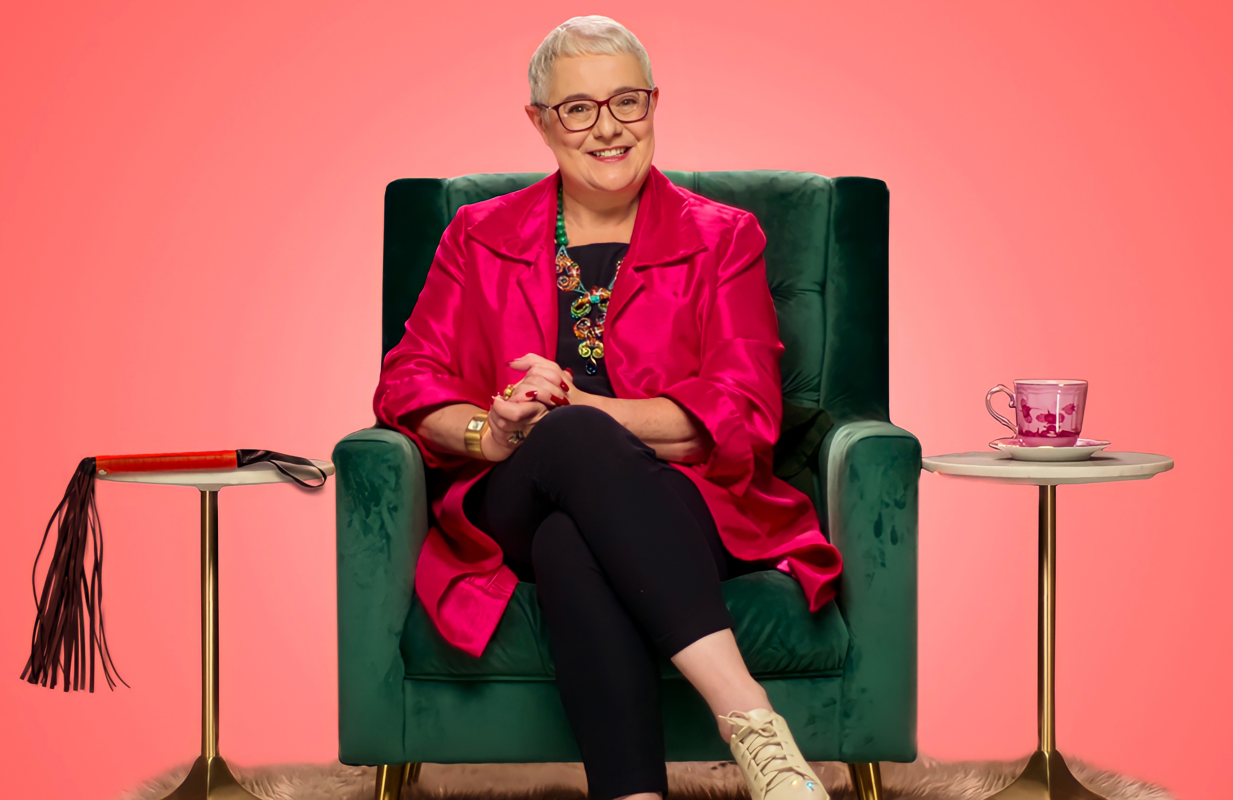 Interior designer Melanie Rose anchors Netflix's charming new series How to Build a Sex Room. (Photo: Netflix)