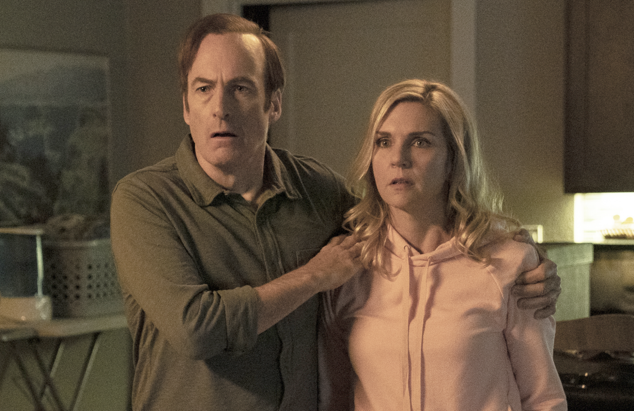 Bob Odenkirk and Rhea Seehorn in tonight's new epsiode of Better Call Saul. (Photo: Greg Lewis/AMC/Sony Pictures Television)