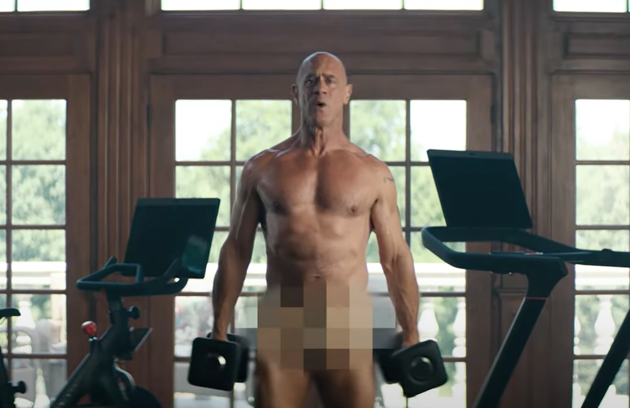 Christopher Meloni in Peloton's new ad (Photo: Peloton)