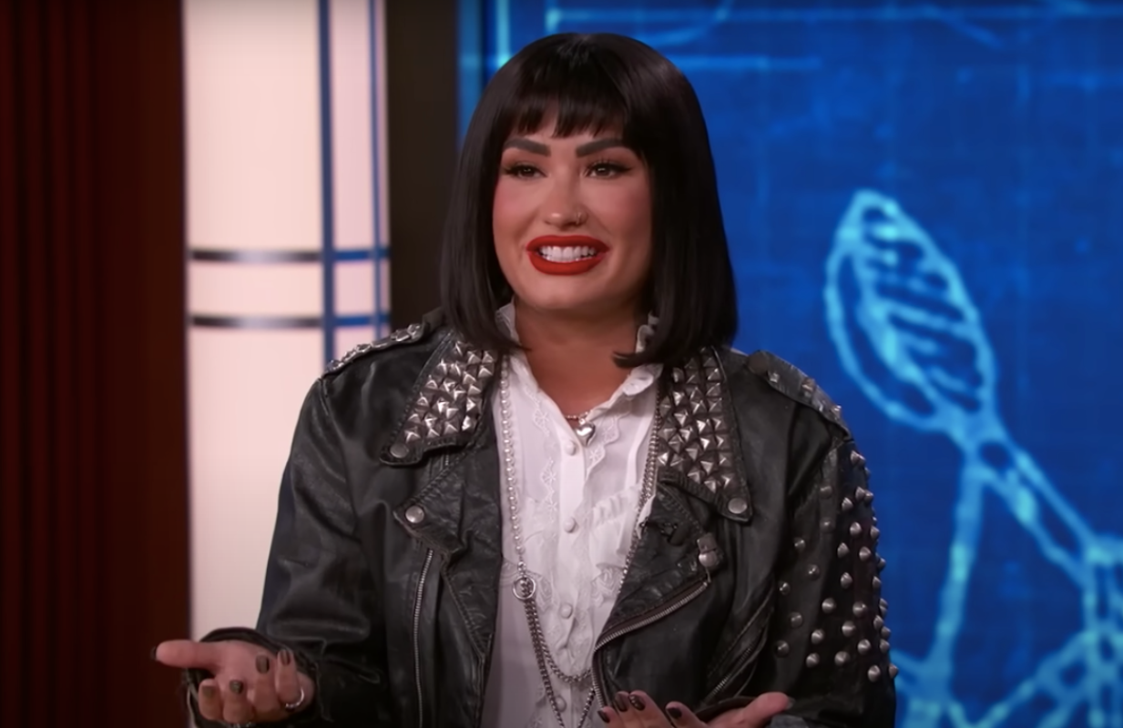 Demi Lovato on Jimmy Kimmel Live! (Photo: ABC/YouTube)
