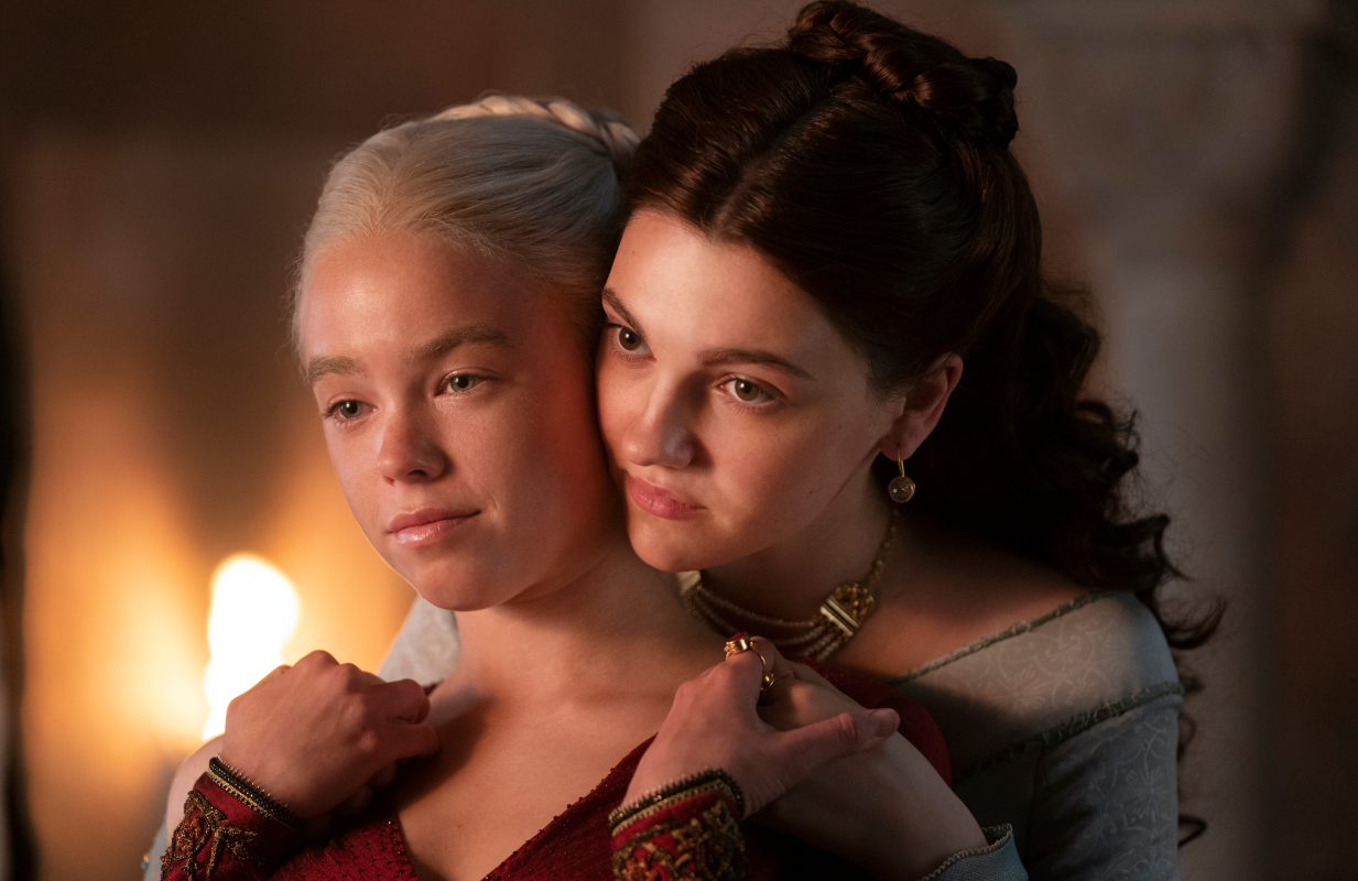 Milly Alcock and Emily Carey in House of the Dragon (Photo: Ollie Upton/HBO)