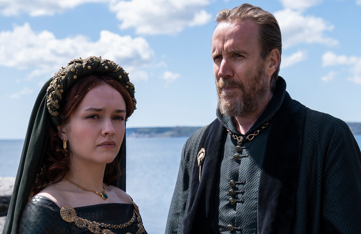 Olivia Cooke and Rhys Ifans in House of the Dragon (Photo: Ollie Upton/HBO)