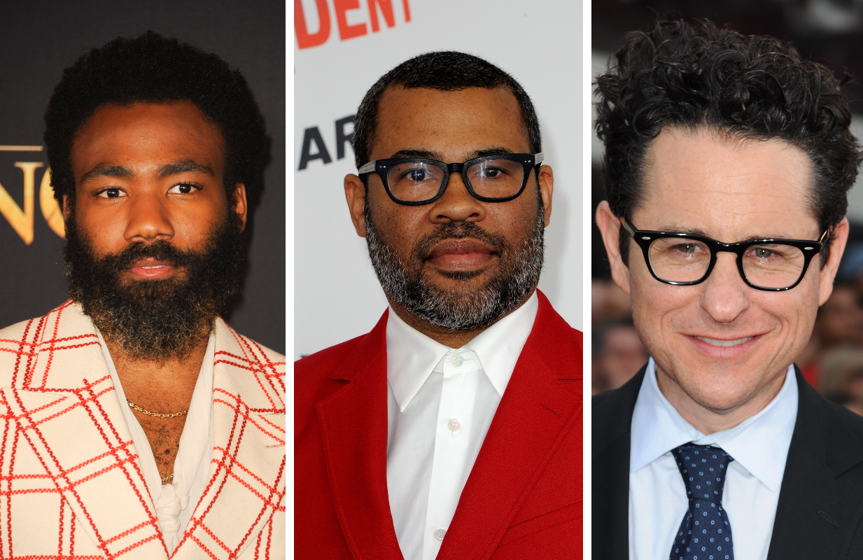 Donald Glover, Jordan Peele, and J.J. Abrams (Photos: Elizabeth Goodenough/Everett Collection and Kristin Callahan/Everett Collection)