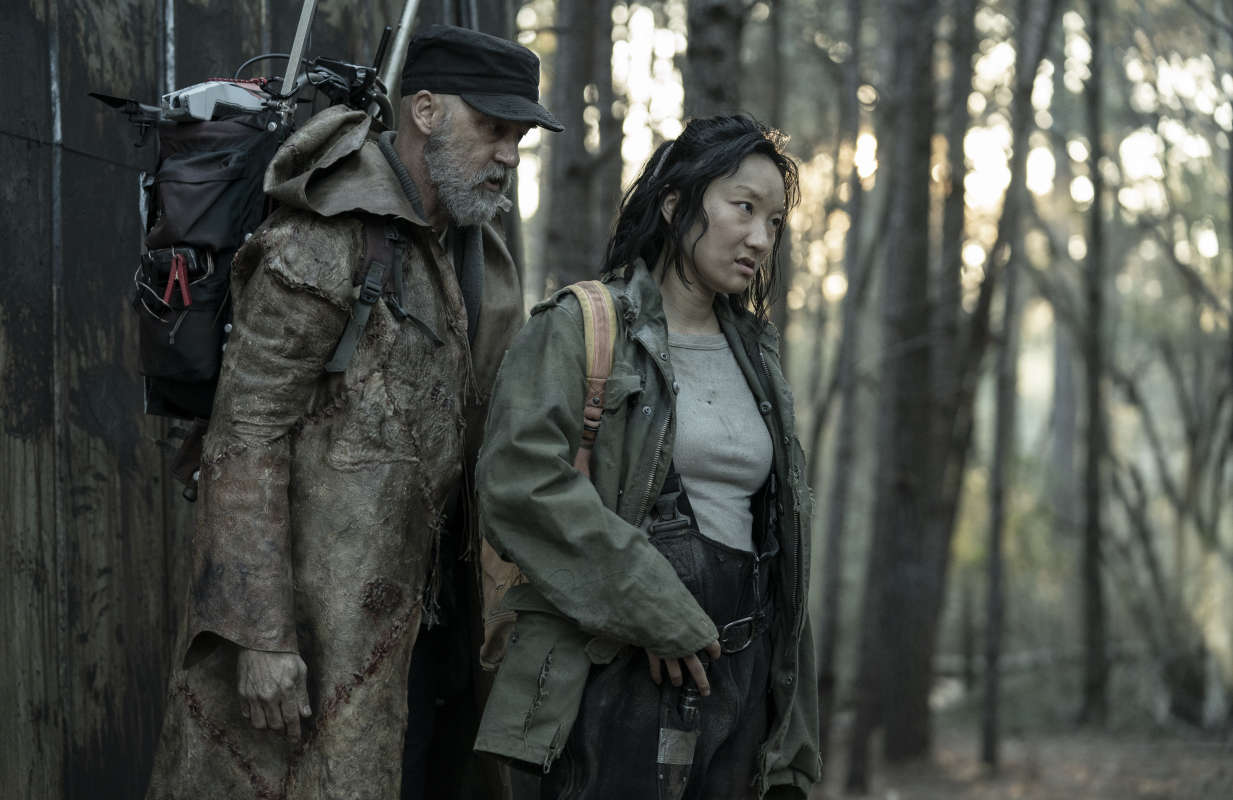 Anthony Edwards and Poppy Liu in Tales of the Walking Dead (Photo: Curtis Bonds Baker/AMC)