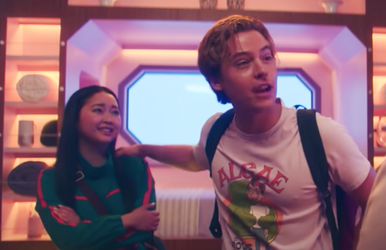 Lana Condor and Cole Sprouse in Moonshot (Photo: HBO Max/YouTube)