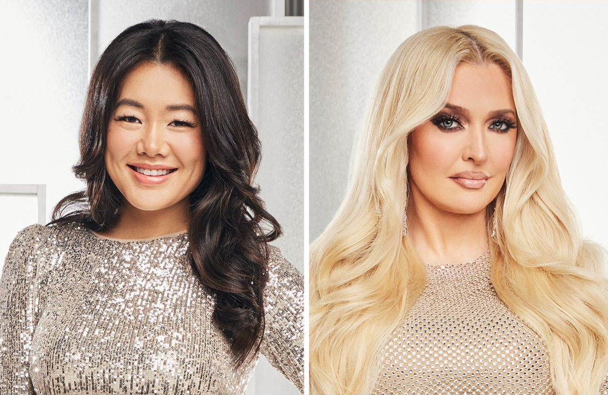 Crystal Kung Minkoff and Erika Jayne. (Photo: Bravo)