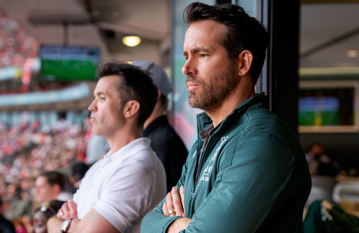 Rob McElhenney and Ryan Reynolds in Welcome to Wrexham (Photo: Patrick McElhenney/FX)