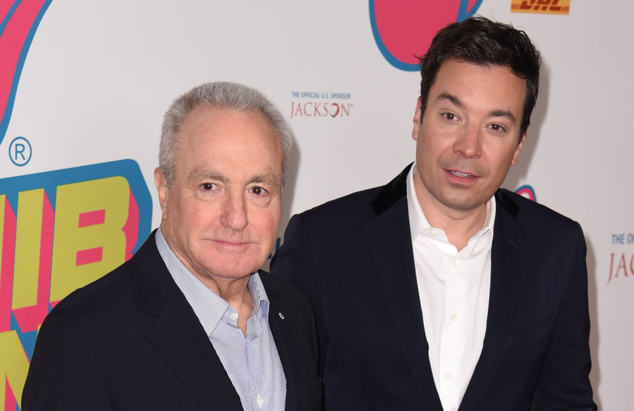 Lorne Michaels and Jimmy Fallon. (Photo: Derek Storm/Everett Collection)