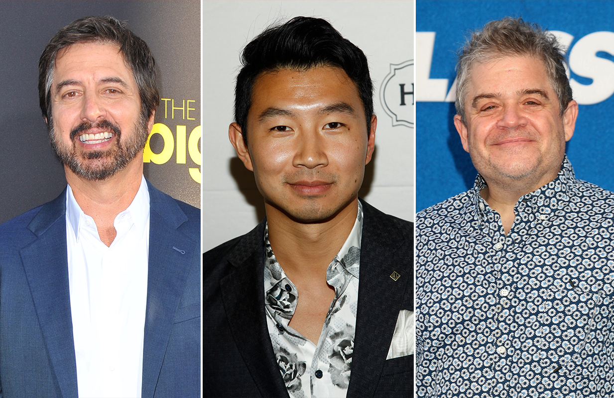 Ray Romano, Simu Liu, Patton Oswalt. (Photos: Courtesy Everett Collection)