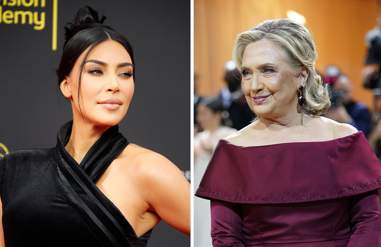 Kim Kardashian, Hillary Clinton. (Photos: Everett Collection)