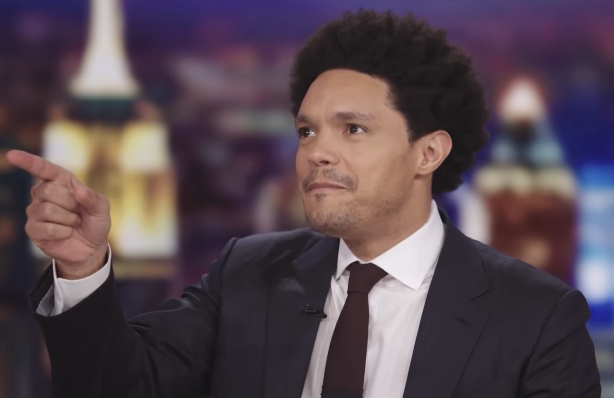 Trevor Noah in a screenshot from The Daily Show's "Between the Scenes." (Photo: Comedy Central)