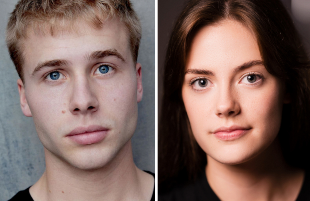 Ed McVey; Meg Bellamy (Photos: Netflix)
