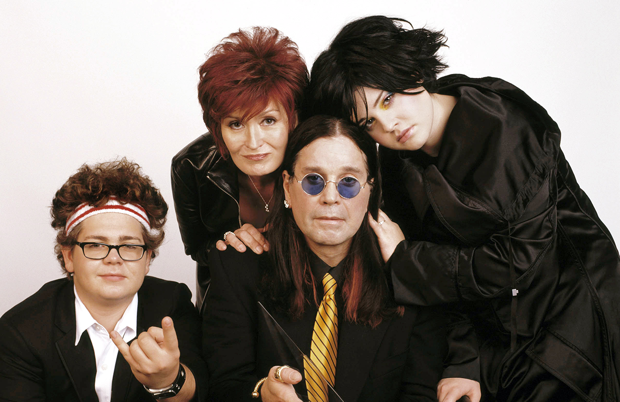 Jack, Sharon, Kelly, and Ozzy Osbourne in 2003, the height of their reality TV fame. (Photo: Everett Collection)