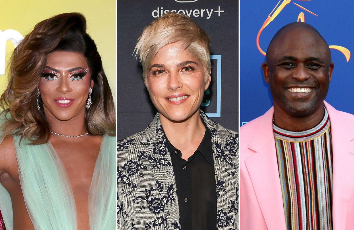 Shangela, Selma Blair, Wayne Brady. (Photos: Courtesy Everett Collection)