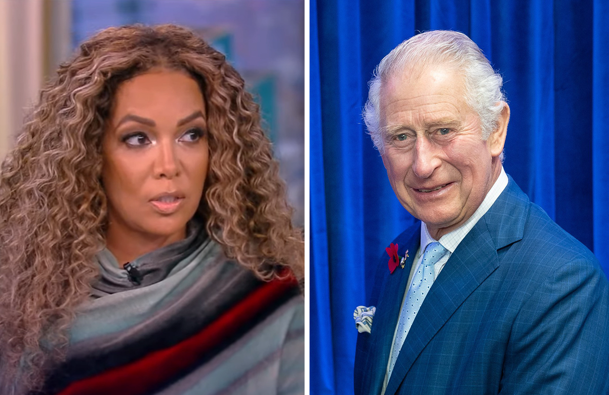 Sunny Hostin wasted no time calling out the British monarchy Friday morning on The View. (Photos: ABC/Everett Collection)