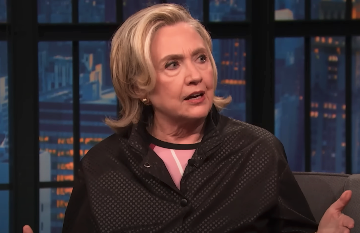 Hillary Clinton on Late Night with Seth Meyers. (Photo: NBC/YouTube)