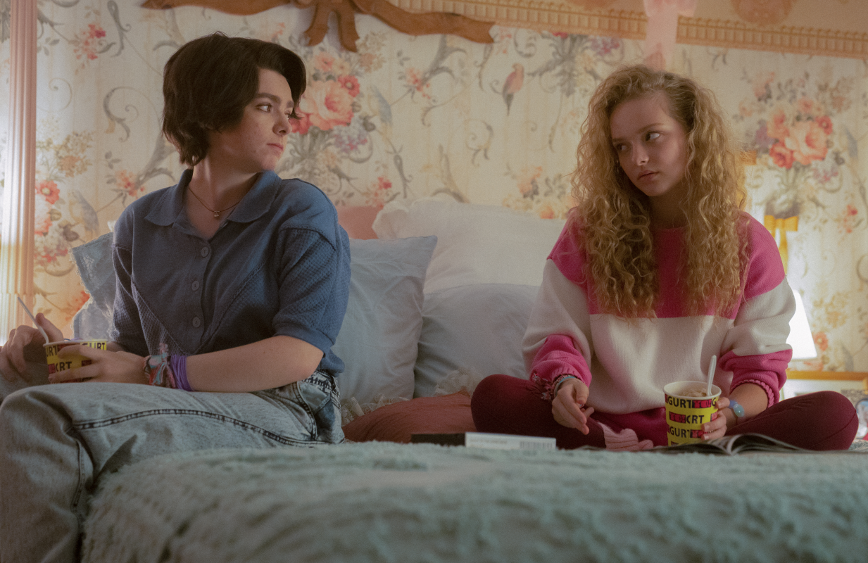 Elsie Fisher and Amiah Miller in <I>My Best Friend's Exorcism</i> (Photo: Prime Video)