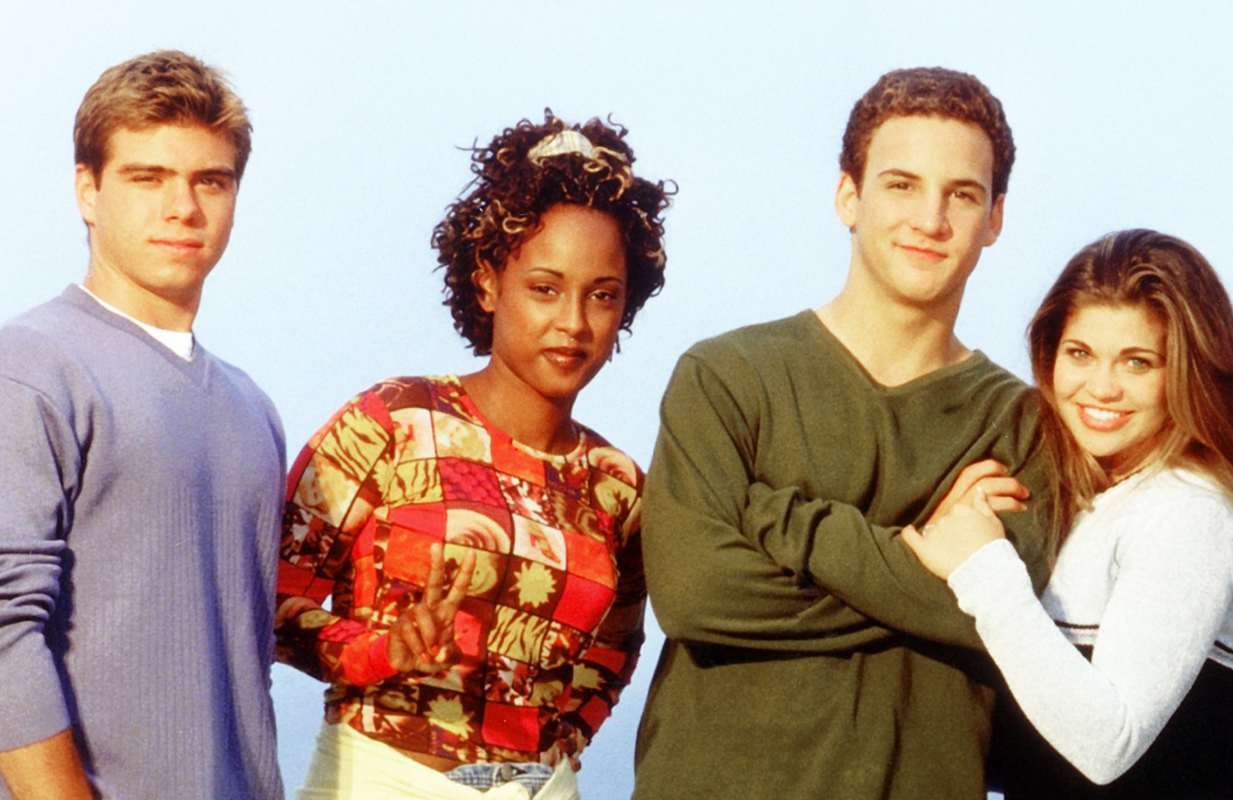 Matthew Lawrence, Trina McGee, Ben Savage, Danielle Fishel. (Photo: ABC/ Courtesy Everett Collection)