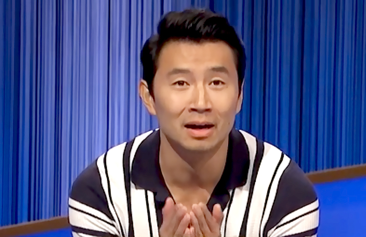 Simu Liu competes on Celebrity Jeopardy! (Photo: ABC)