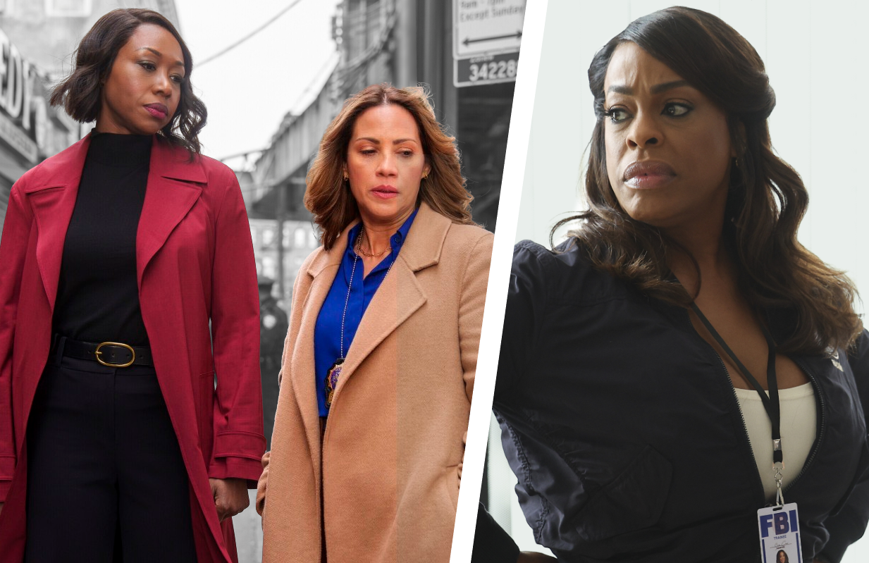 Left: Amanda Warren and Elizabeth Rodriguez in East New York (Photo: Peter Kramer/CBS); Right: Niecy Nash-Betts in The Rookie: Feds (Photo: Raymond Liu/ABC).