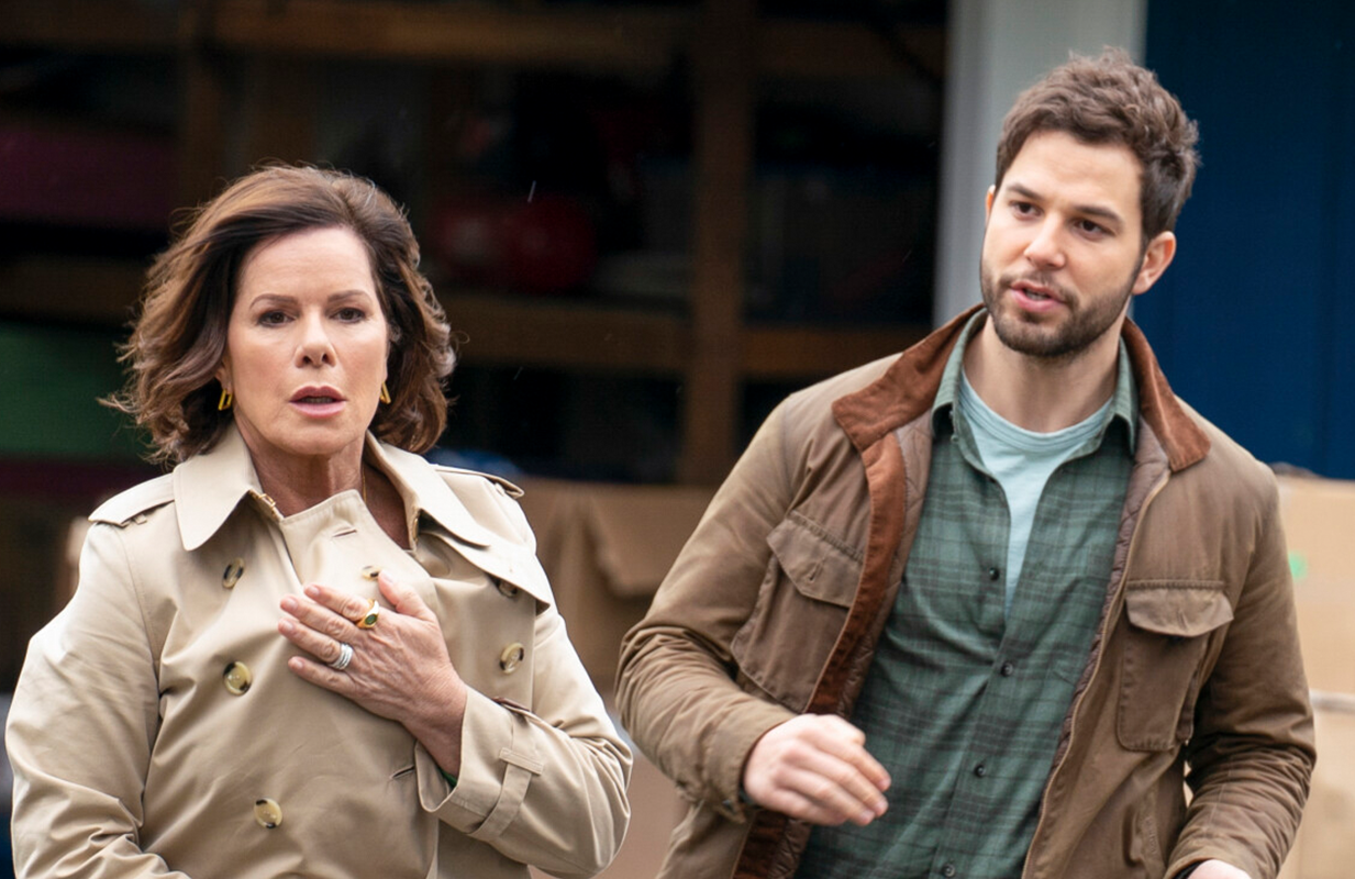 Marcia Gay Harden and Skylar Astin in <i>So Help Me Todd</i> (Photo: CBS)