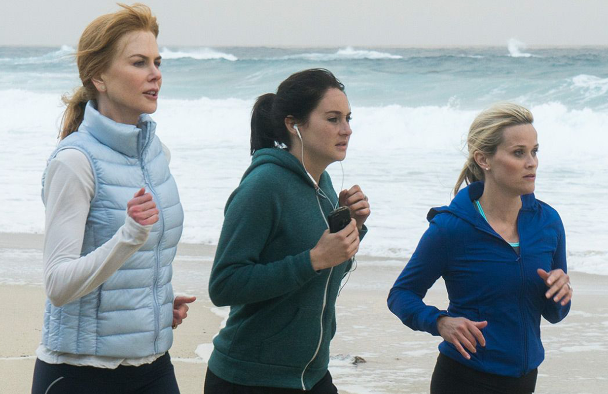 Nicole Kidman, Shailene Woodley, and Reese Witherspoon in Big Little Lies. (Photo: HBO)