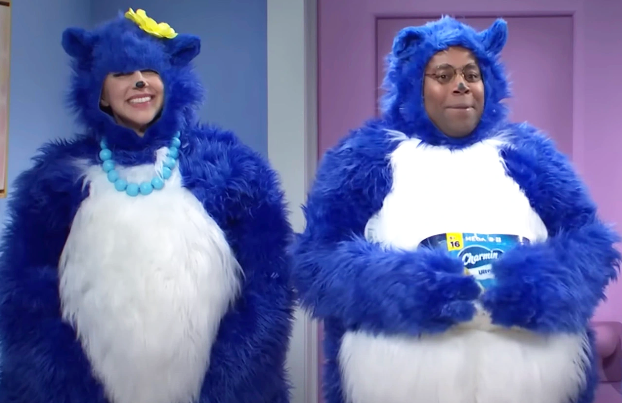 The Charmin Bears Sketch. (Photo: NBC/YouTube)