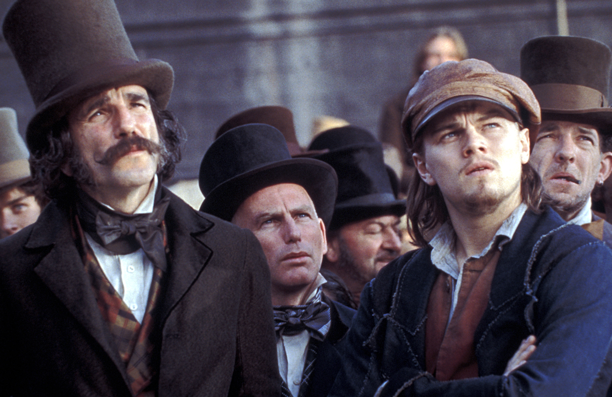 Daniel Day-Lewis and Leonardo DiCaprio in Gangs of New York. (Photo: Everett Collection)