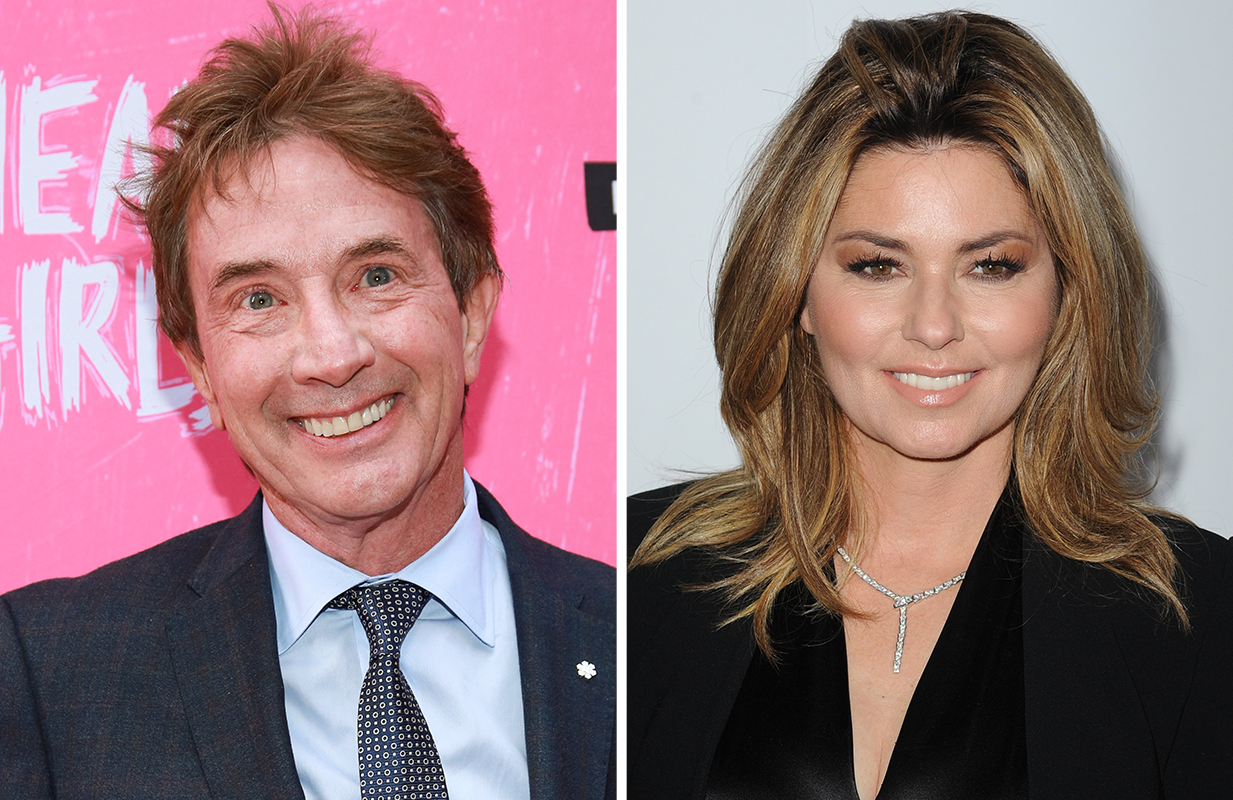Martin Short, Shania Twain. (Photos: Everett Collection)