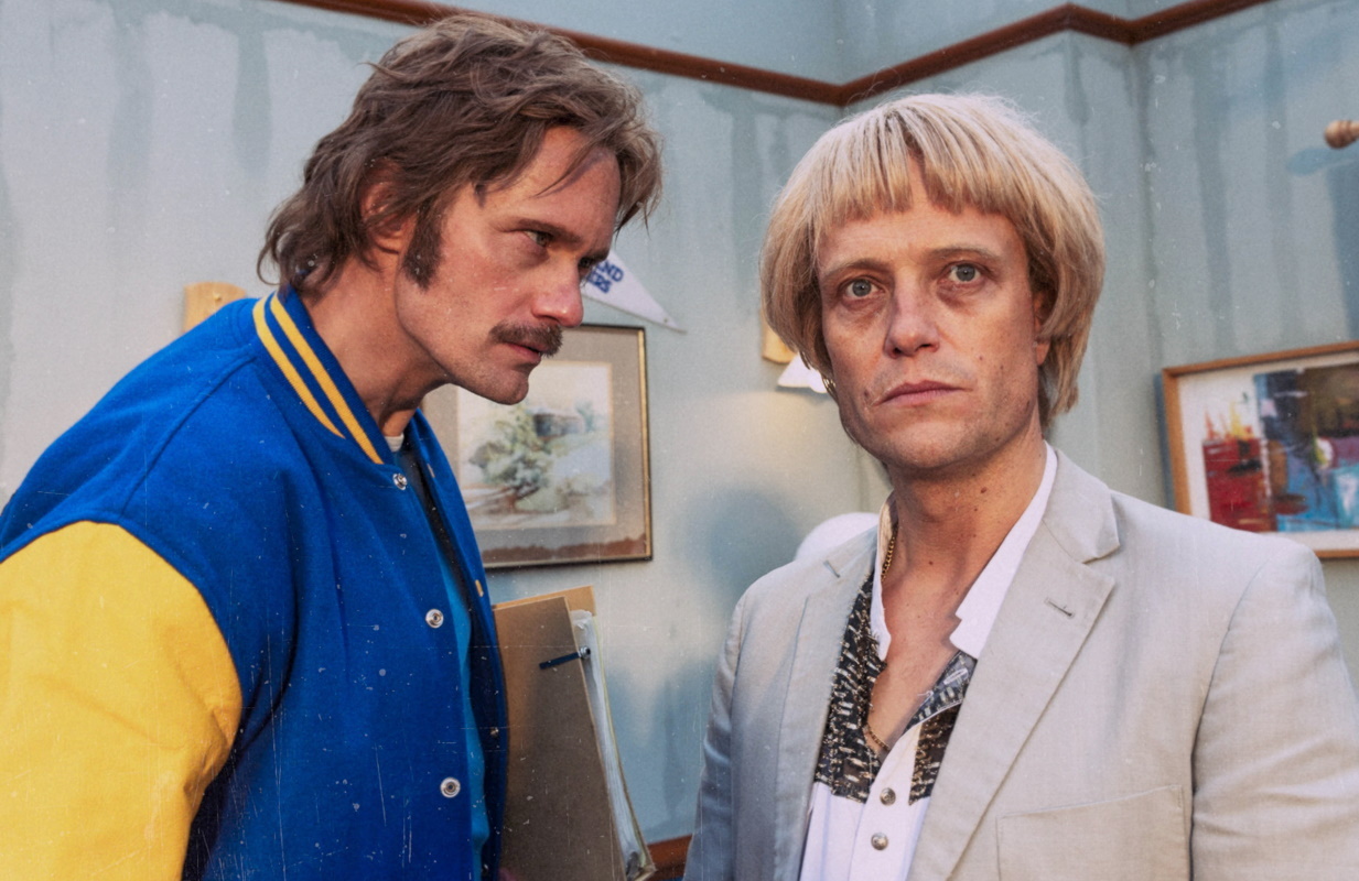 Alexander Skarsgård and August Diehl in Documentary Now! (Photo: Will Robson-Scott/Broadway Video/IFC/AMC)