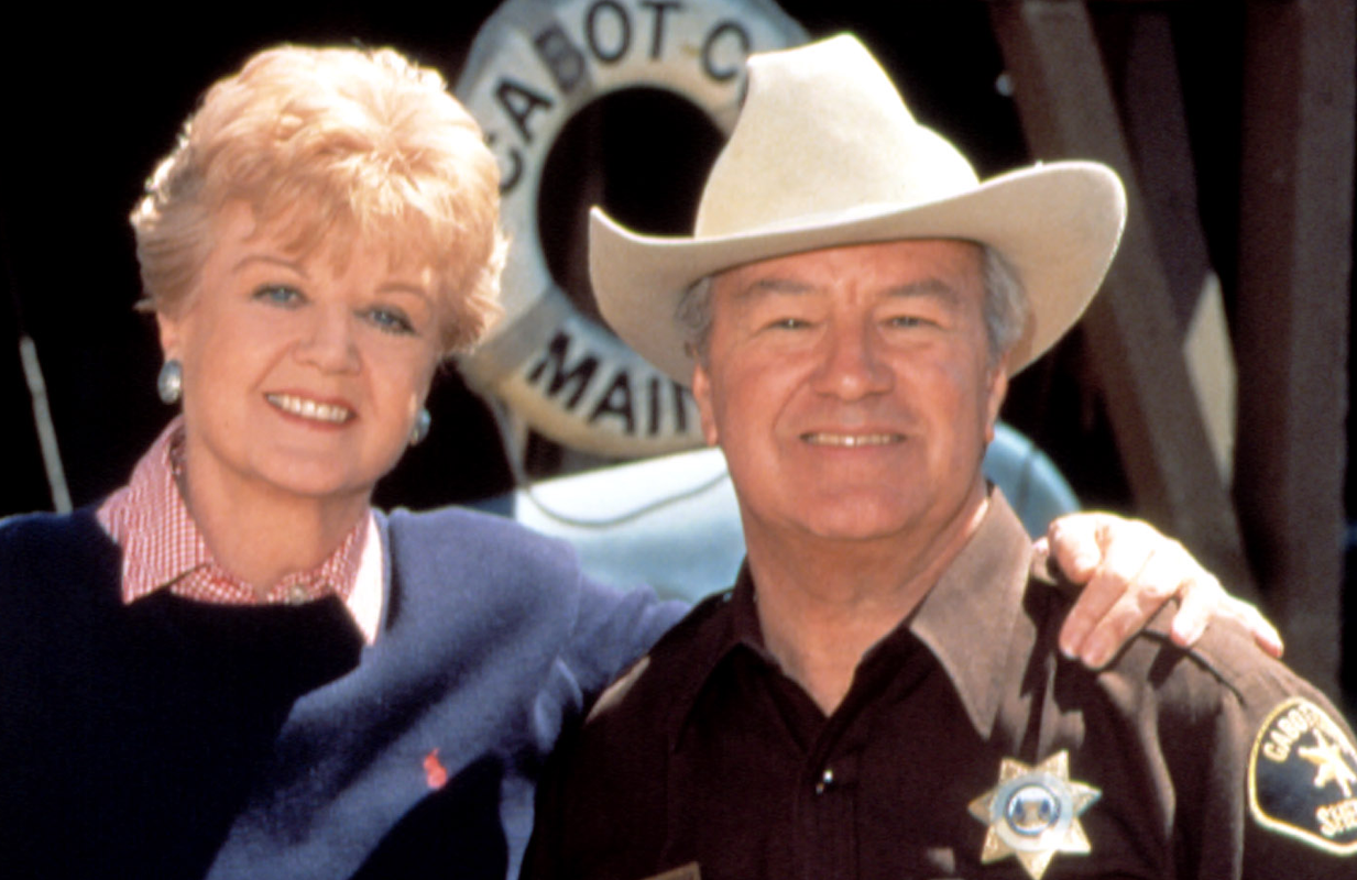 Angela Lansbury and Ron Masak in Murder, She Wrote. (Photo: Everett Collection)