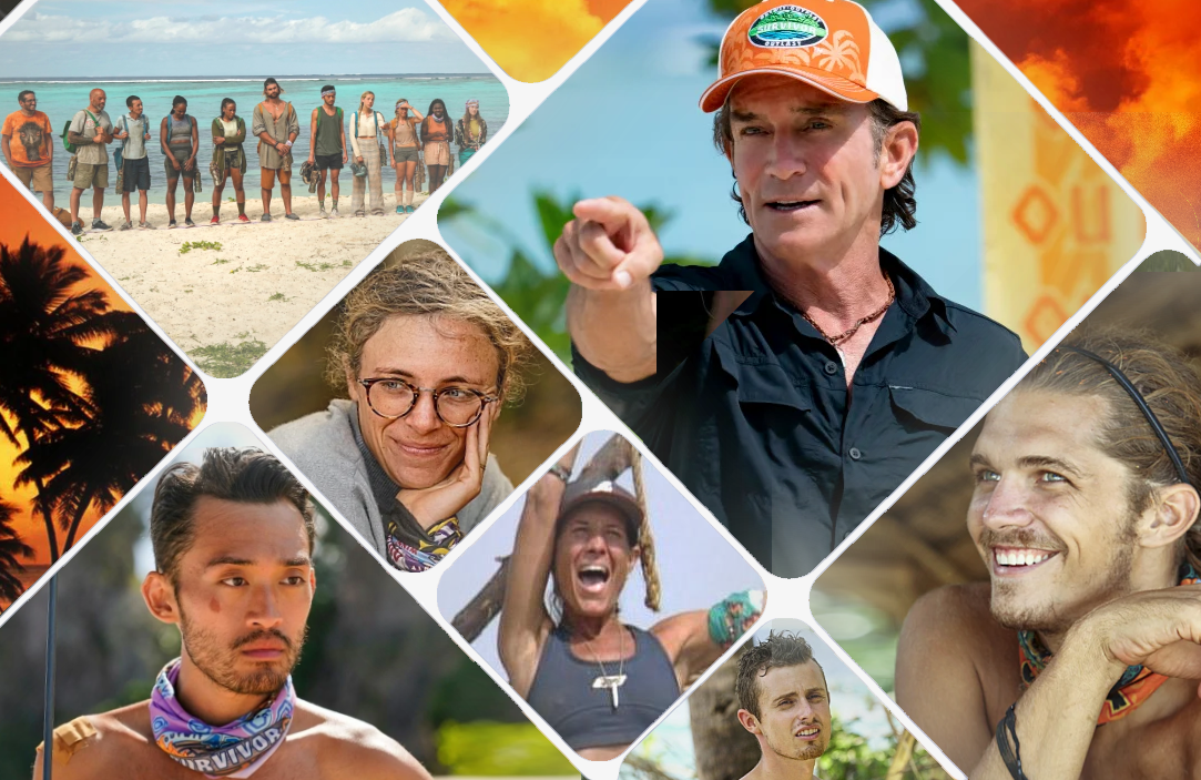 Hai Giang, Sophie Clarke, Teresa Cooper, Jeff Probst, Adam Klein, Malcolm Freberg (CBS; Primetimer graphic)