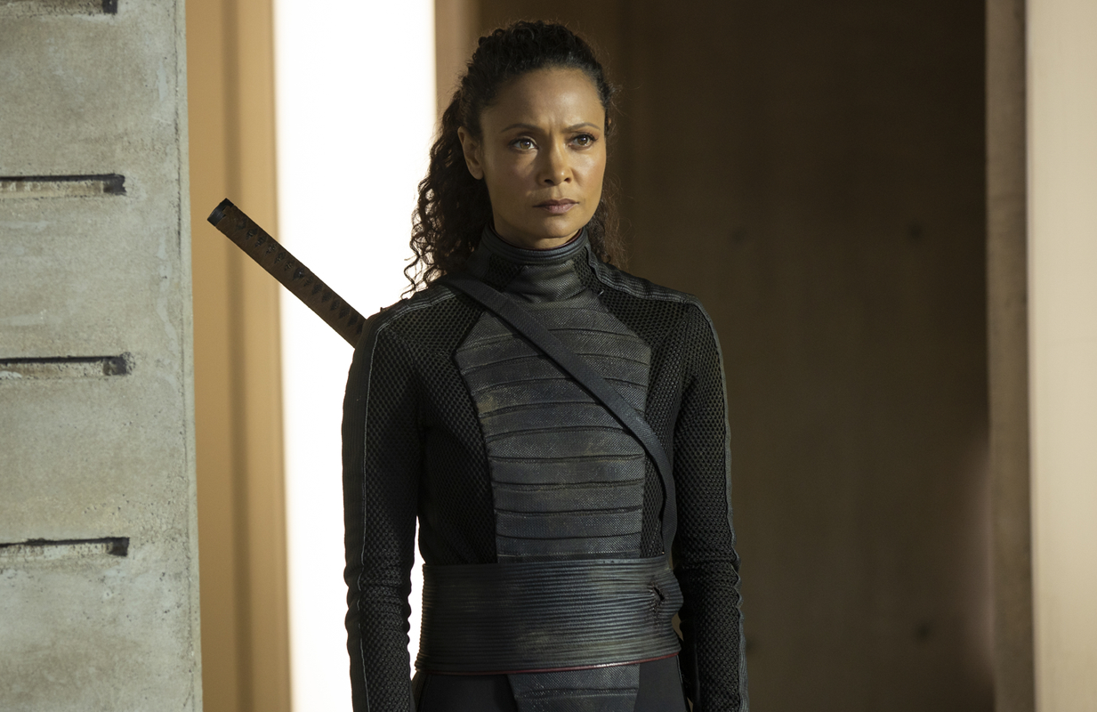 Thandiwe Newton in Westworld. (Photo: HBO)