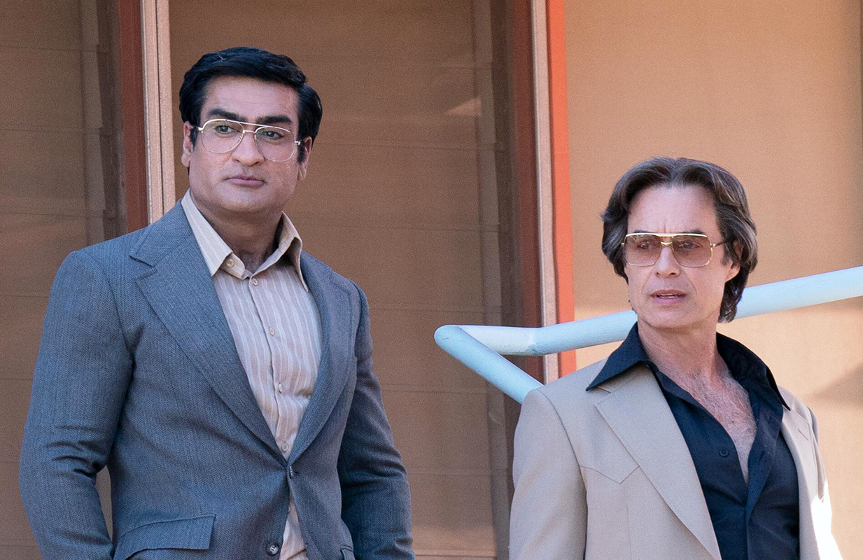 Kumail Nanjiani and Murray Bartlett in Welcome to Chippendales. (Photo: Hulu)