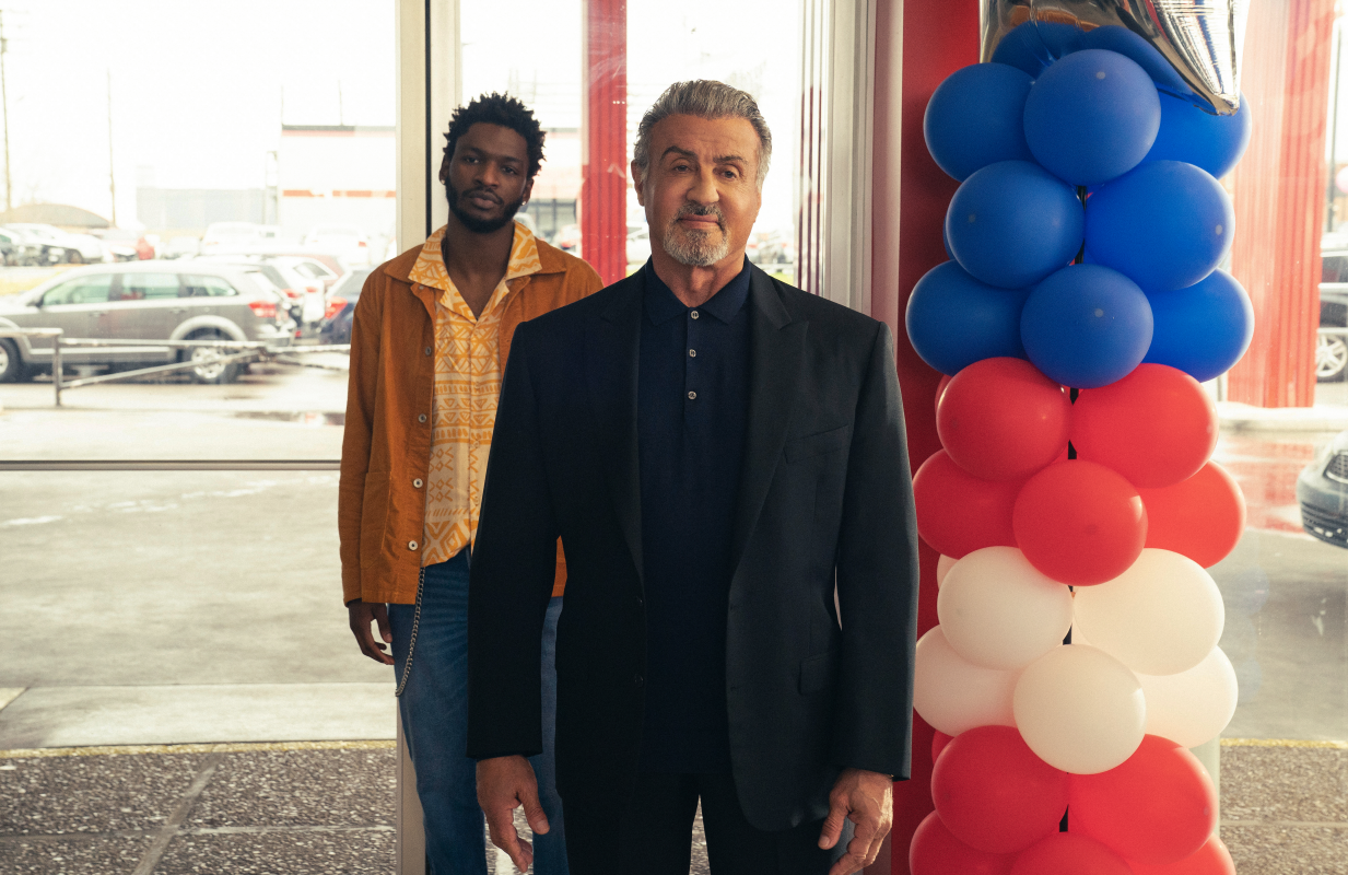 Jay Will and Sylvester Stallone in Tulsa King (Photo: Brian Douglas/Paramount+)