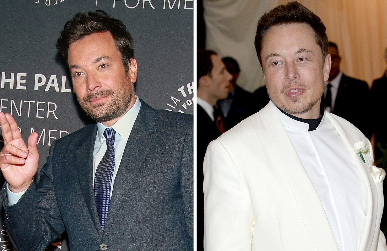 Jimmy Fallon, Elon Musk. (Photos: Everett Collection)
