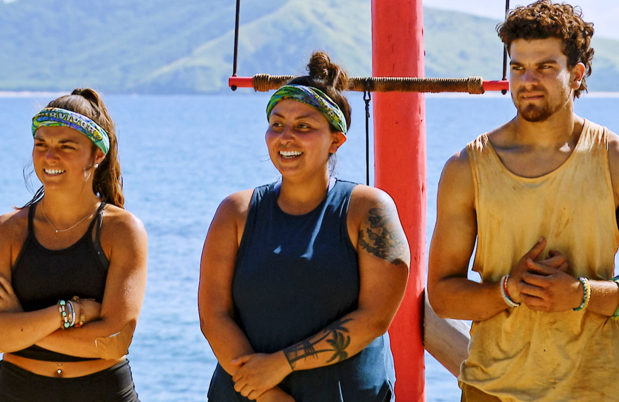 Noelle Lambert, Karla Cruz Godoy, and Sami Layadi (photo: CBS)