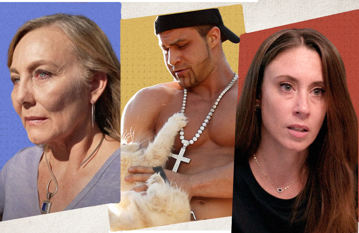 Jan Broberg, Teddy Hart, and Casey Anthony headline Peacock's 2022 true-crime lineup (Photos: Peacock/Primetimer graphic)