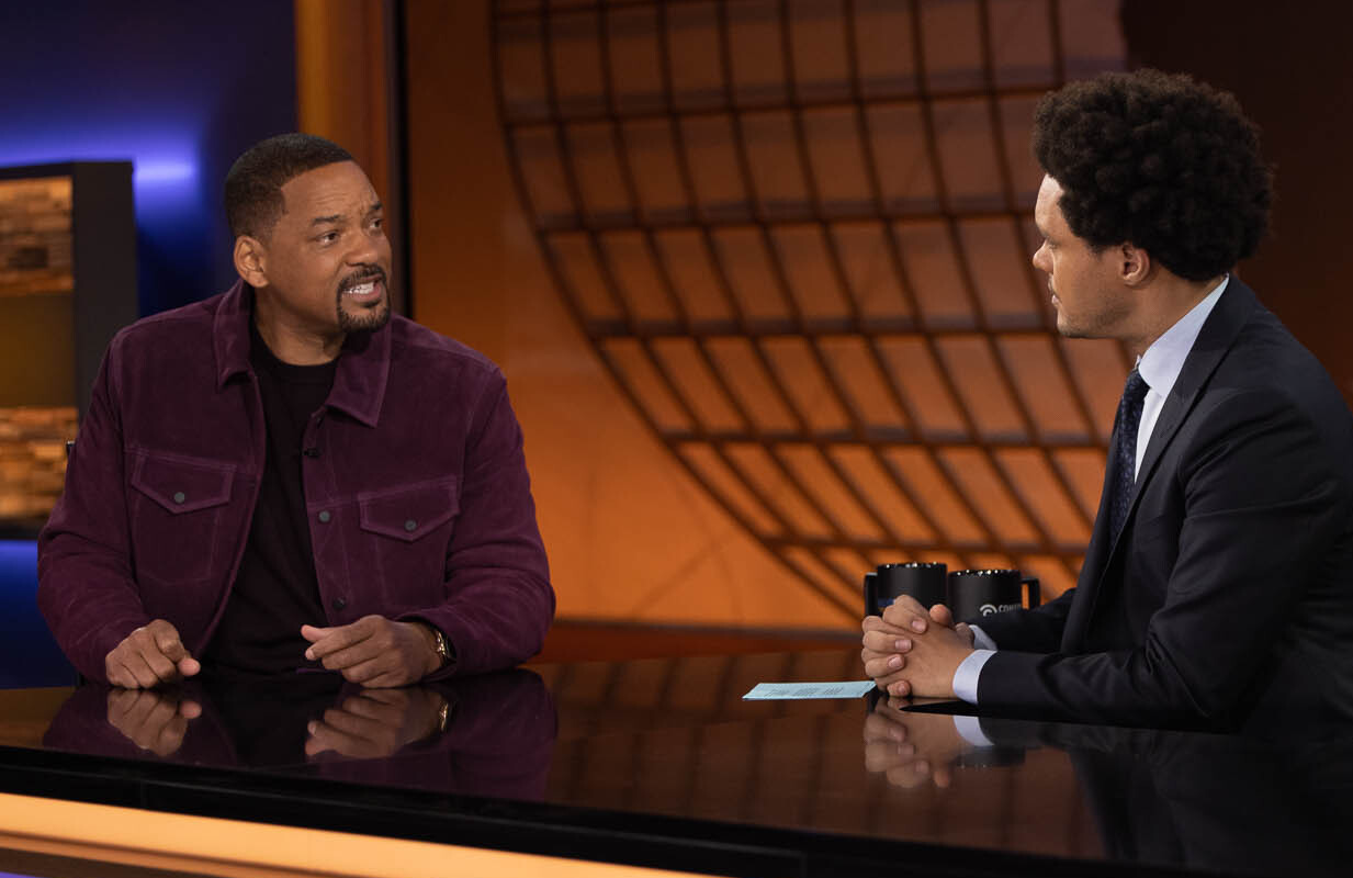 Will Smith and Trevor Noah on The Daily Show. (Photo: Comedy Central) 